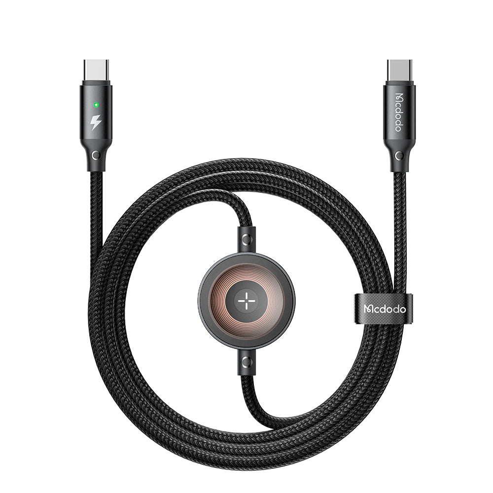 Mcdodo 2 in1 60W USB-C to USB-C+ Wireless Charger for Apple Watch Cable