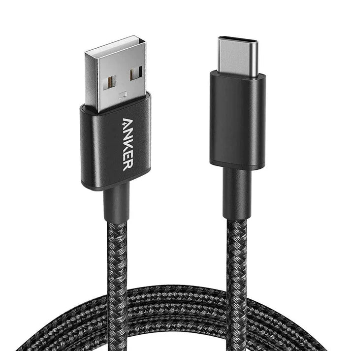 Anker Nylon USB-C to USB-A 2.0 Cable (2M) - PhoneBuzz