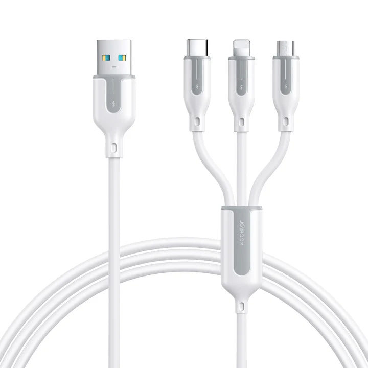 JoyRoom S-1T3018A15 3.5A 3.5A Lightning+Type-C+Micro 3-in-1 Charging Cable