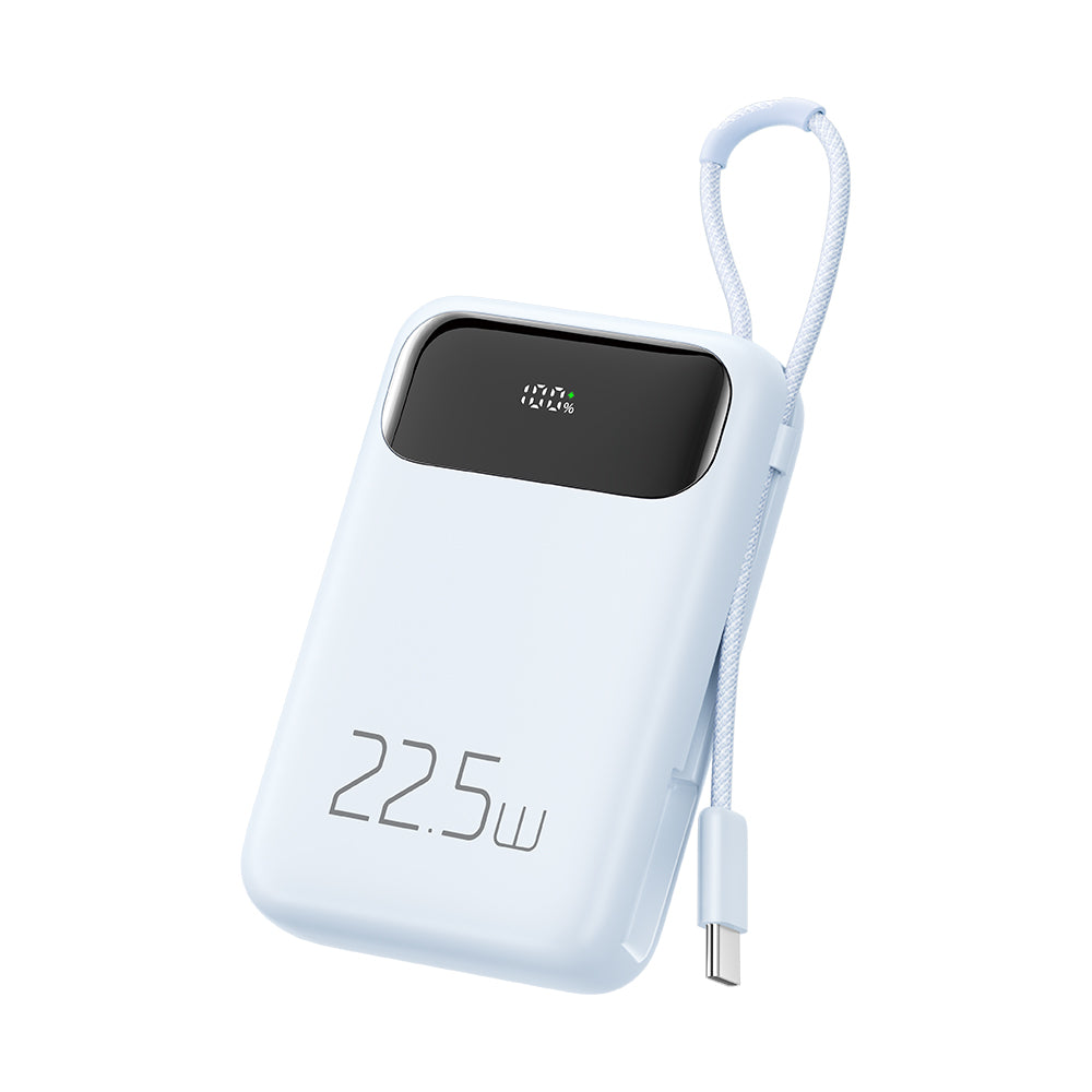 Mcdodo 22.5W Digital Display 10000mAh 1C+1A Power Bank Built-in Cable