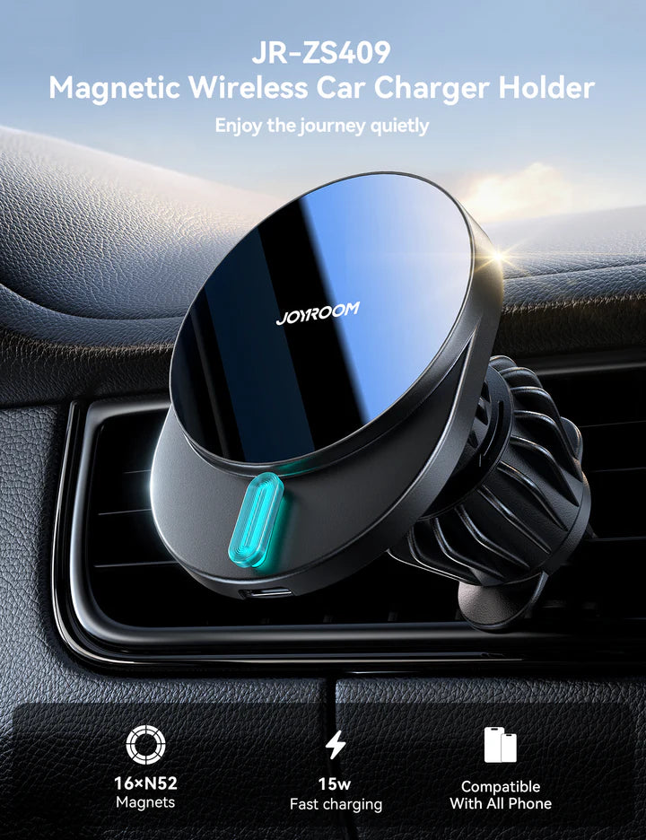 JoyRoom JR-ZS409 Magnetic Wireless Car Charger Holder