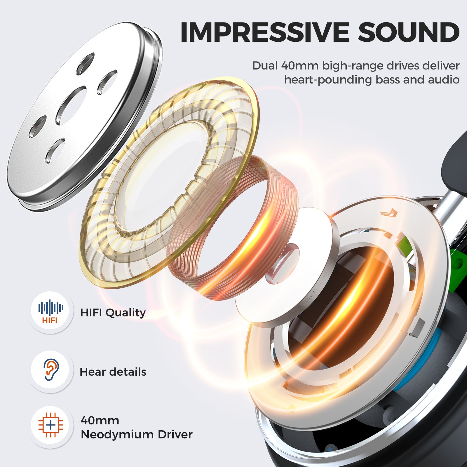 Joyroom JR-HL2 Wireless Foldable Headphones - PhoneBuzz