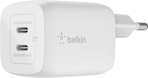 Belkin BoostCharge PRO Dual 65W USB-C PD GaN Fast Charger - PhoneBuzz