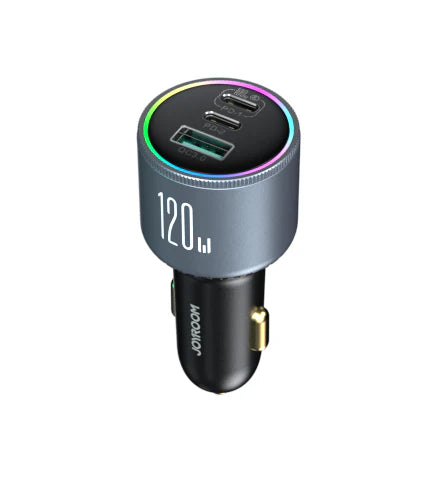 JoyRoom JOYROOM JR-CCN07 120W 3-Port (2PD+1QC3.0) Car Charger