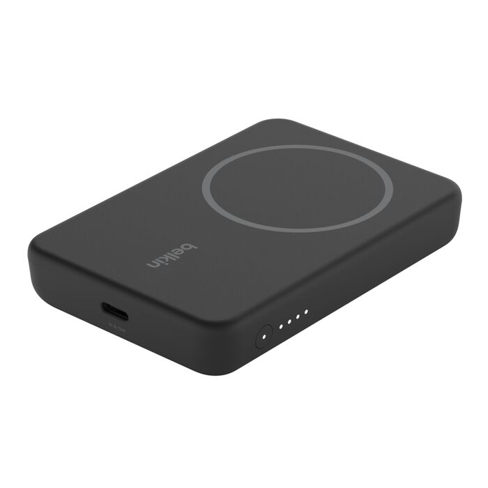 Belkin BoostCharge Magnetic Wireless Power Bank 5K + Stand - PhoneBuzz