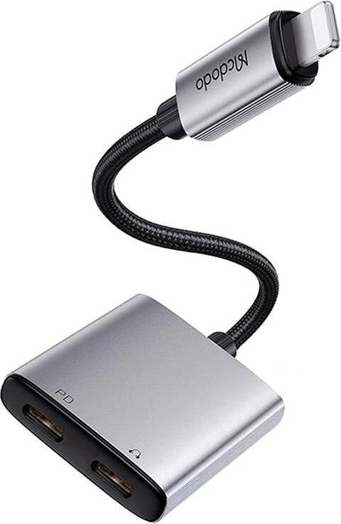 Mcdodo 2 in 1 Audio Adapter 2 in 1 Lightning to 2x Lightning