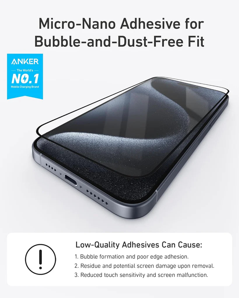 Anker Screen Printing High-Definition Mobile Phone Tempered Kit - PhoneBuzz