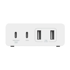 Belkin BoostCharge PRO 108W 4- Ports GaN Charger 2x USB-C and 2x USB-A ports - PhoneBuzz