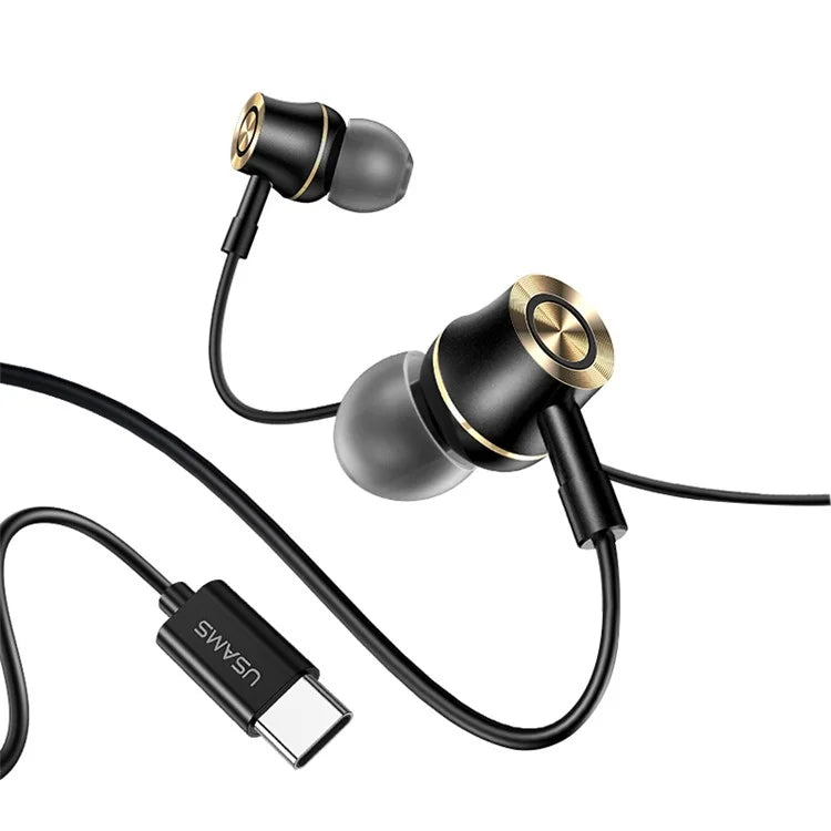 USAMS EP-43 Type-C In-ear Metal Earphone