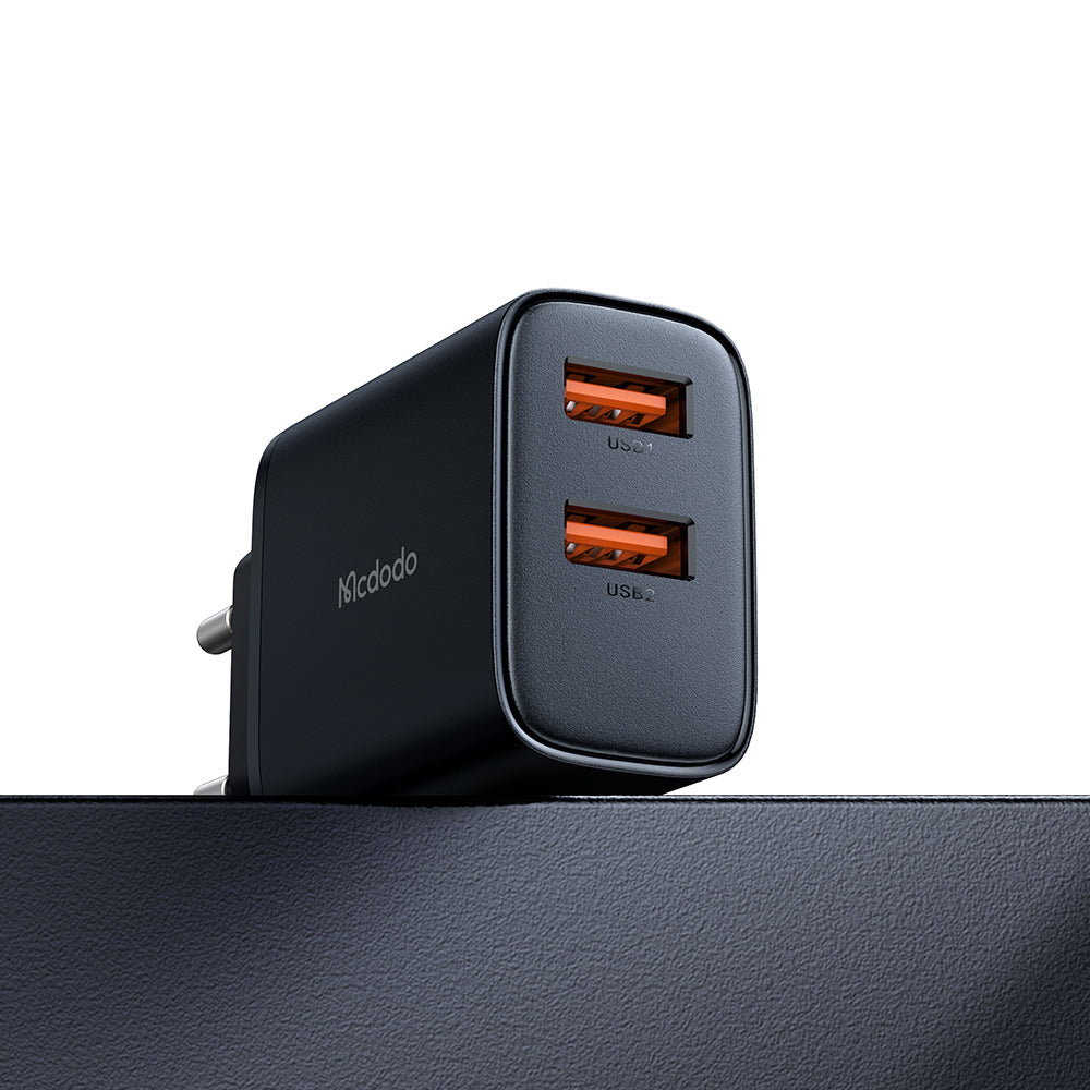 Mcdodo USB-A*2, 12W power charger USB-A to USB-C cable