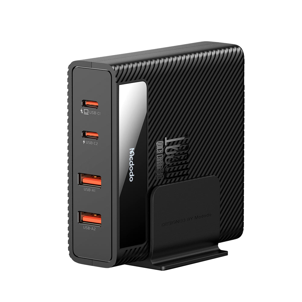 Mcdodo 100W 2C+2A Desktop Fast Charger with AC cable (EU)+100W C to C Cable