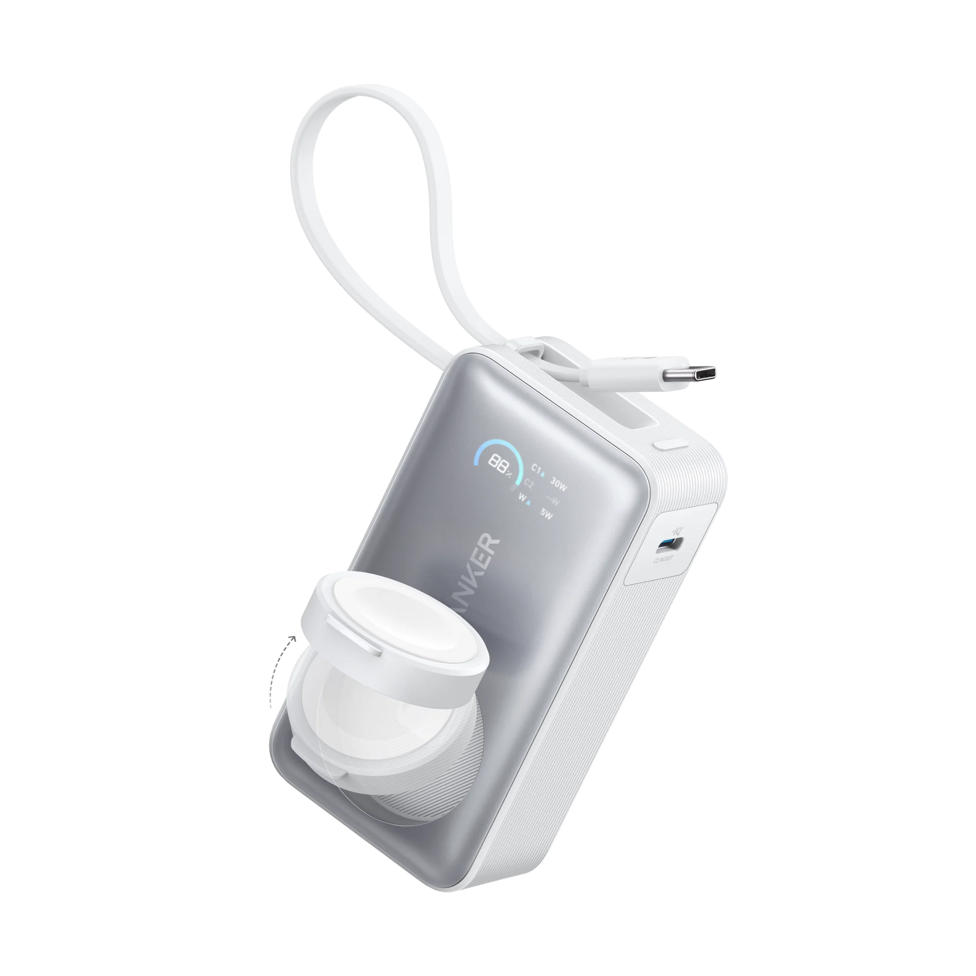 Anker MagGo Power Bank (10K, 35W, For Apple Watch) - PhoneBuzz