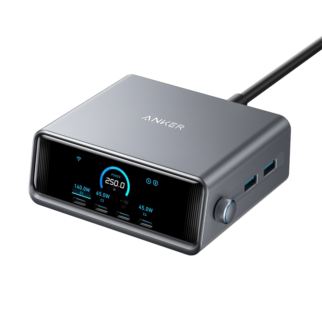 Anker Prime Charger (250W, 6 Ports, GaNPrime) - PhoneBuzz