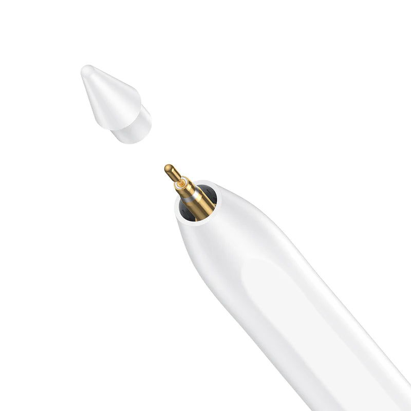 Baseus Smooth Writing 2 Series Wireless Charging Stylus, White (Active Wireless Version with active pen tip)