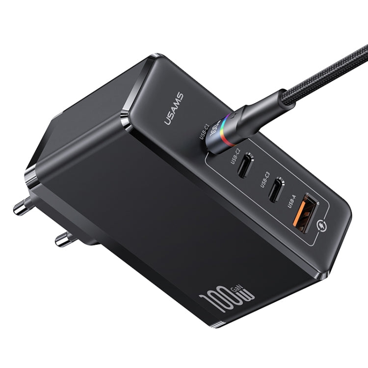 USAMS T50 100W 4 Ports ACCC GaN Fast Charger