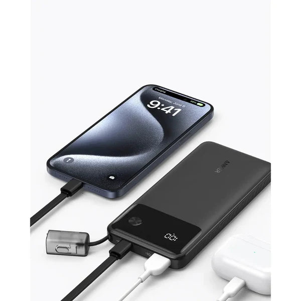 Anker Power Bank Powercore 10000mAh 22.5W Portable Charger with USB C Lanyard Cable A1388   0 reviews - PhoneBuzz