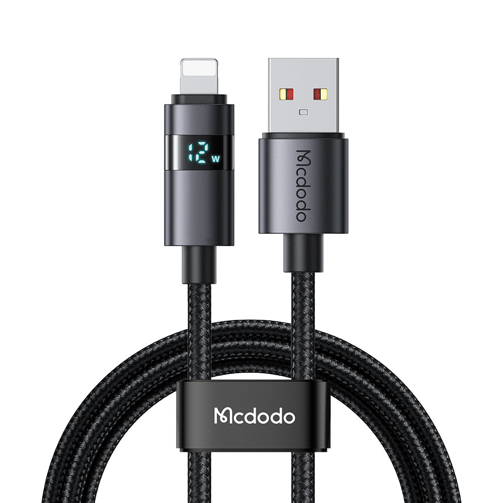 Mcdodo Horizontal LED Display USB-A to Lightning Data Cable