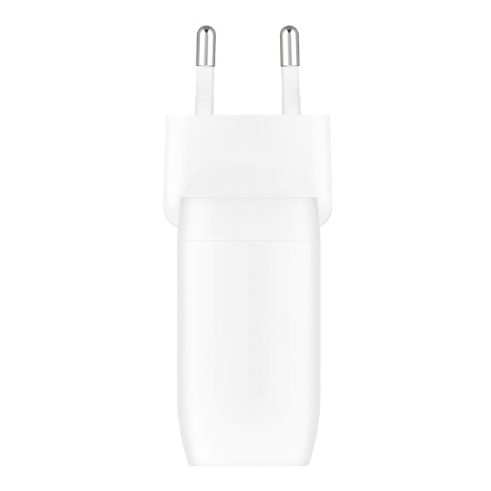 Belkin WCB010vfWH BoostCharge Dual 30W USB-C PD Wall Charger 60W - PhoneBuzz