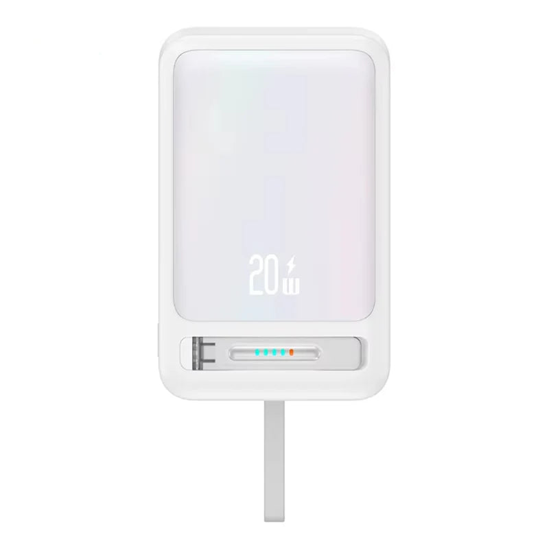 USAMS Magnetic Wireless Fast Charging Power Bank With Type-C Cable & Bracket --XM Series 10000mAh