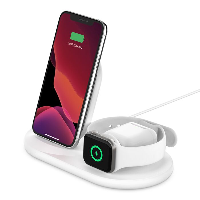 Belkin 3-in-1 Wireless Charger for Apple iPhone, Apple Watch, and AirPods - PhoneBuzz