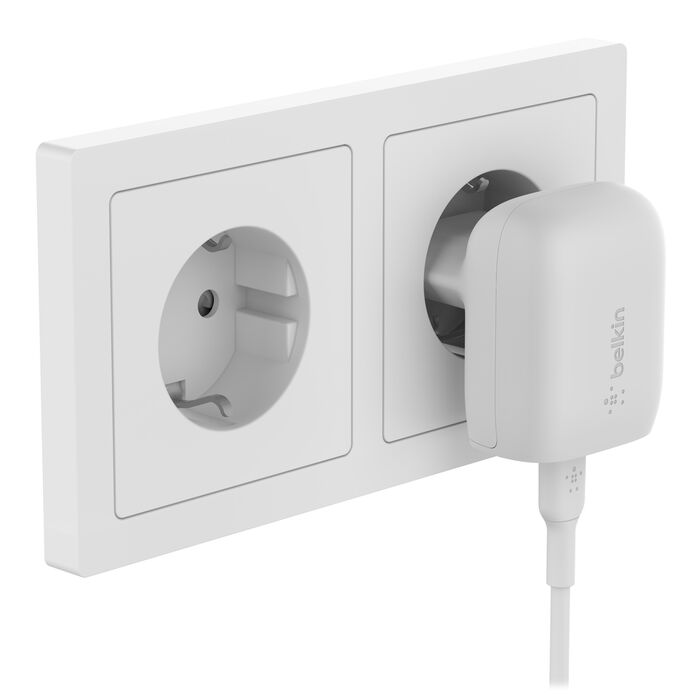 Belkin BoostCharge USB-C Wall Charger 20W + 1M USB-C to USB-C Cable - PhoneBuzz