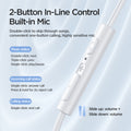 JoyRoom JR-EW07 Wired Series Half In-Ear Wired Earphones - PhoneBuzz