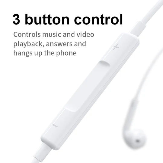 JoyRoom JR-EP3 Wired Lightning Earphone for iPhone - PhoneBuzz