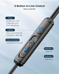 JoyRoomJR-EC07 TYPE-C Series Metal Half In-Ear Wired Earphones - PhoneBuzz