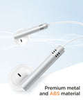 JoyRoom JR-EW06 Wired Series Half In-Ear Metal Wired Earphones - PhoneBuzz