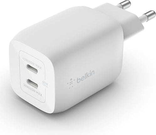 Belkin BoostCharge PRO Dual 65W USB-C PD GaN Fast Charger - PhoneBuzz