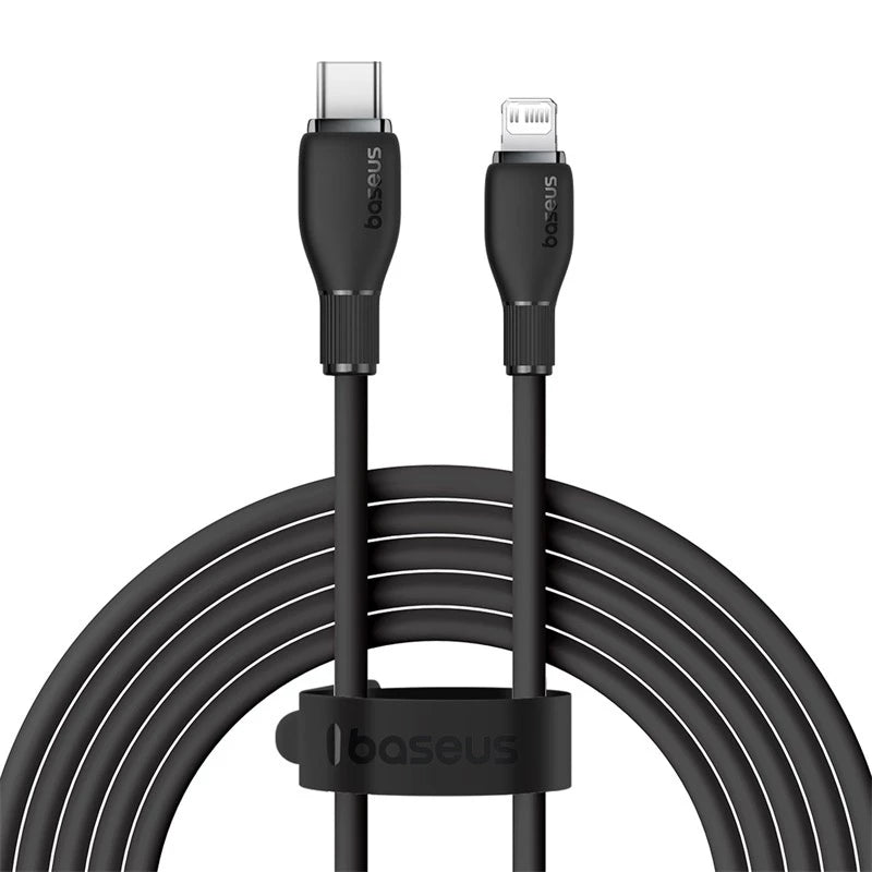 Baseus Pudding Series Fast Charging Cable Type-C to iP 20W 1.2m Cluster Black