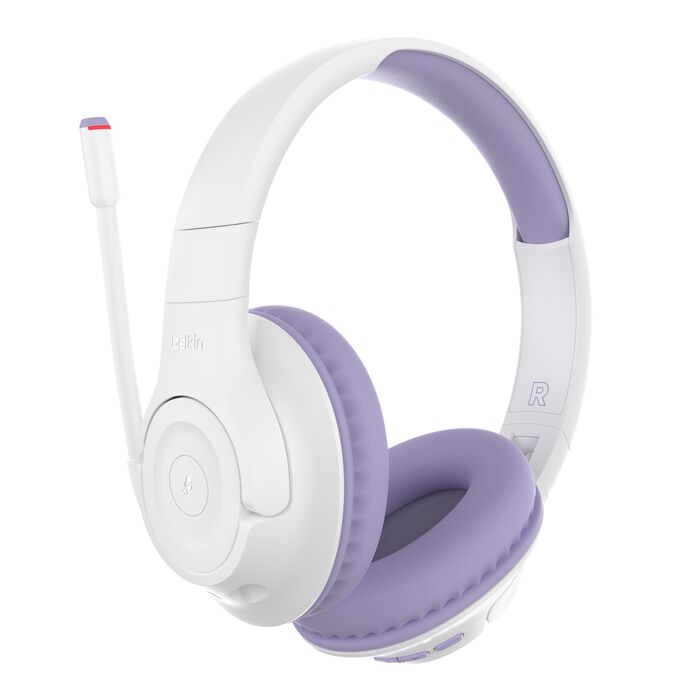 Belkin SoundForm Inspire Kids Over Ear Headset with Boom Mic - PhoneBuzz