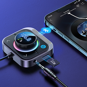 JoyRoom JR-CL18 30W MP3 Bluetooth transmitter with Car Charger