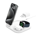 Belkin BoostCharge 3-in-1 Magnetic Charging Stand with Qi2 Fast Wireless Charging 15W - PhoneBuzz