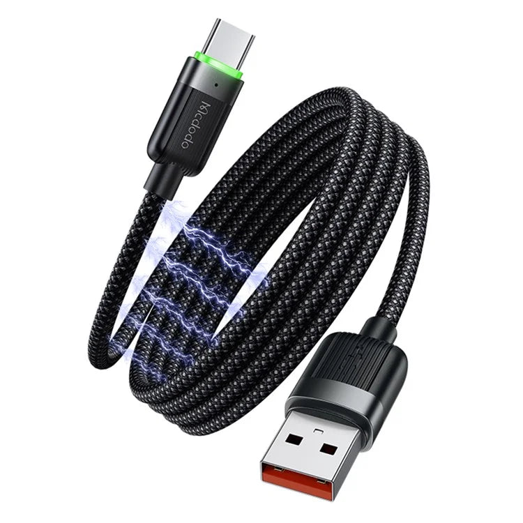 Mcdodo USB-A to USB-C 6A Magnetic Self-Winding Data Cable