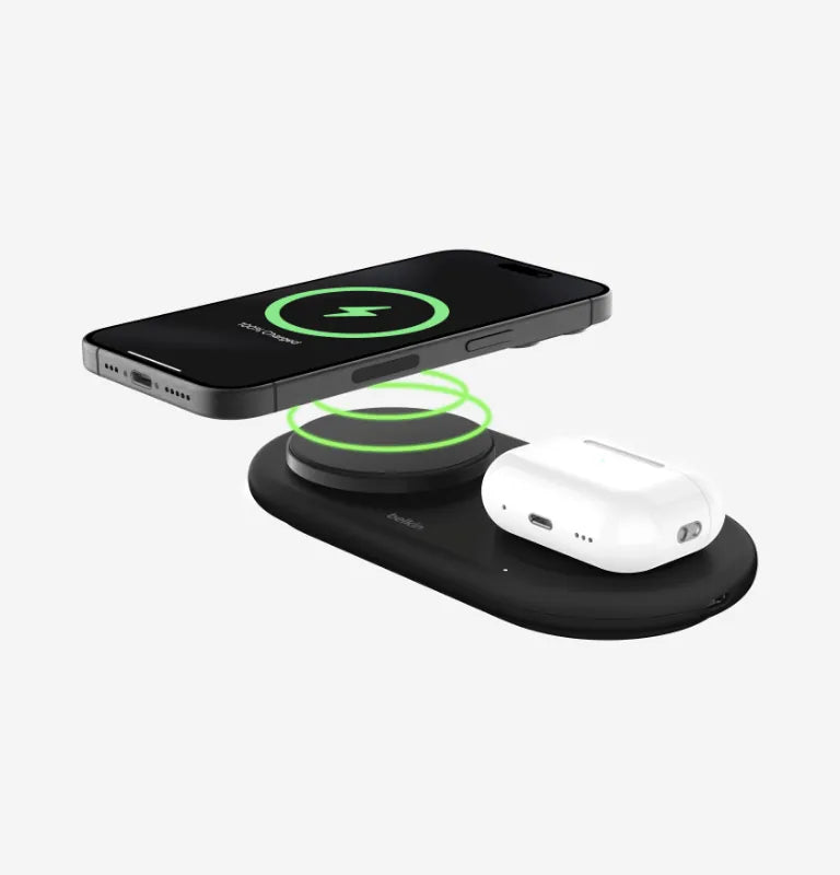 Belkin BoostCharge Pro 2-in-1 Wireless Charger with Qi2 magnetic 15w + USB-C - PhoneBuzz