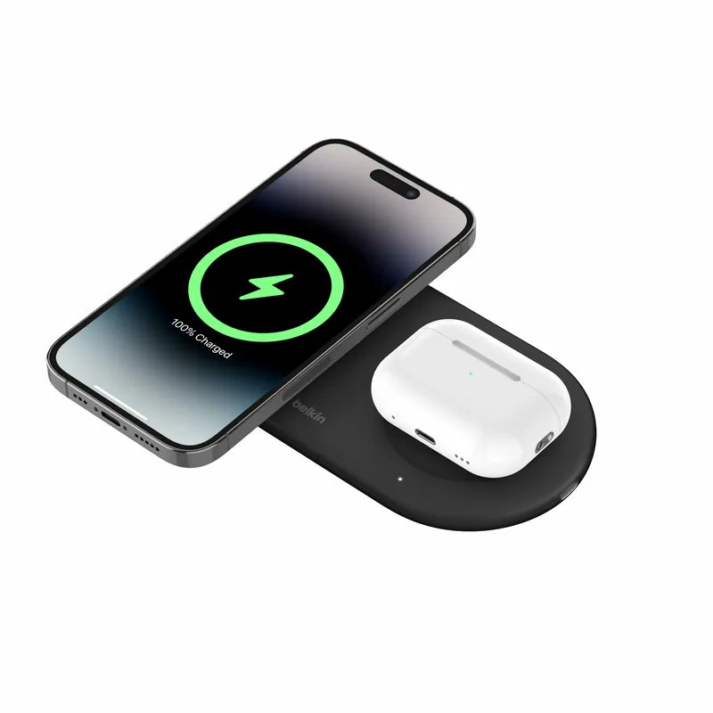 Belkin BoostCharge Pro 2-in-1 Wireless Charger with Qi2 magnetic 15w + USB-C - PhoneBuzz