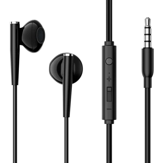 JoyRoom JR-EW04 Wired Series Half In-Ear Wired Earphones - PhoneBuzz