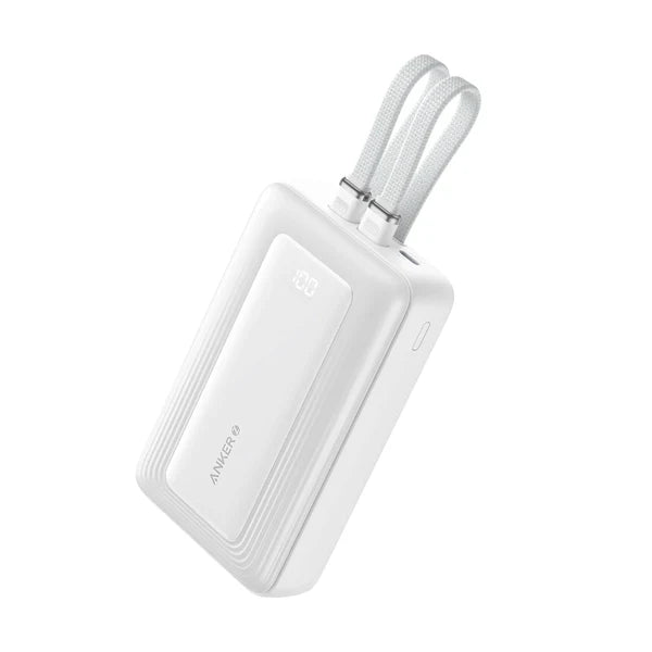 Anker Zolo Power Bank 20000mAh 30W with Built-in USB-C and Lightning Cables A1681 - PhoneBuzz