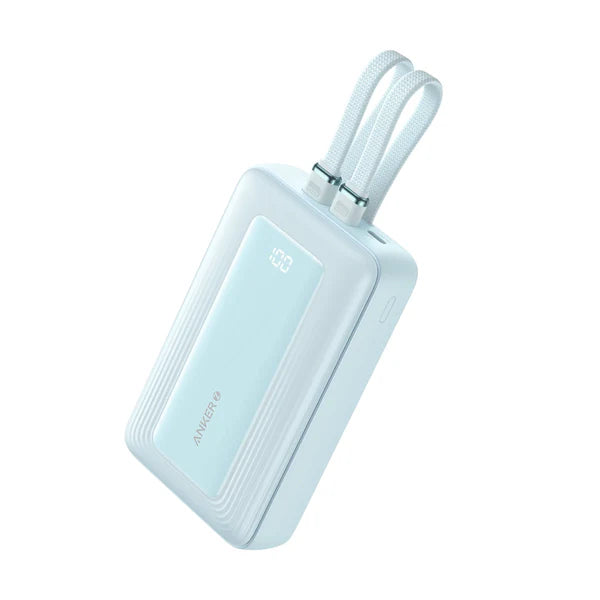 Anker Zolo Power Bank 20000mAh 30W with Built-in USB-C and Lightning Cables A1681 - PhoneBuzz