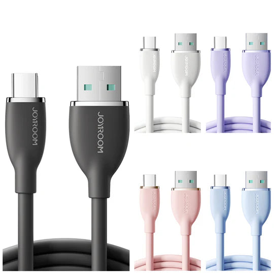 jOYrOOM SA29-AC3/SA29-AL3 Silicone Cable Type-C 27W/Lightning 3A