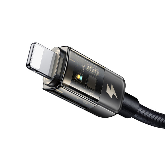 Mcdodo Auto Power Off 36W Type-C to Lightning Transparent Data Cable