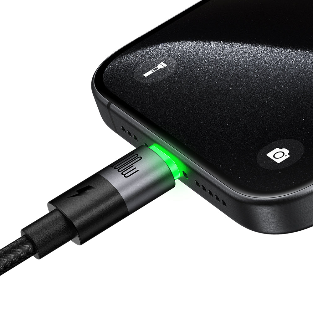 Mcdodo 2 in 1 100W USB-C to USB-C + Lightning Cable with LED