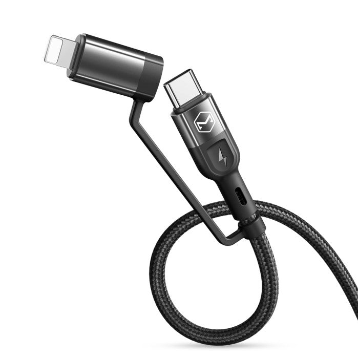 Mcdodo 4 in 1 60W USB-A/C to Lightning+ Type-C Fast Charge Data Cable