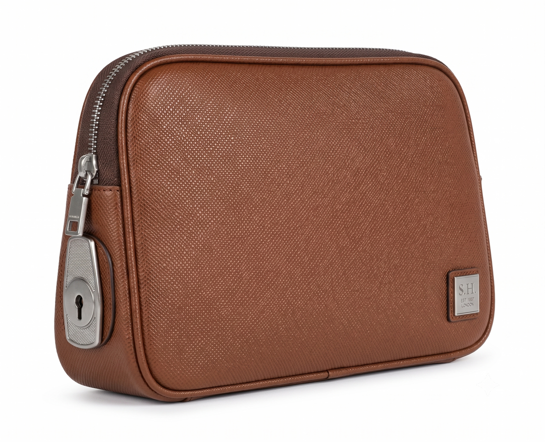 Material: Polyurethane Fingerprint unlovk Telescopic Handle Waterproof Multi Pockets