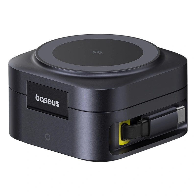 OS-Baseus PicoGo Series 2-in-1 Magnetic Wireless Charger Qi2 67W Cosmic (USB-C to USB-C 100W Cable Included)