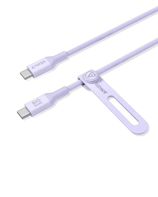 Anker 544 USB-C to USB-C Cable (Bio-Based 1 M - 240w) Violet - PhoneBuzz