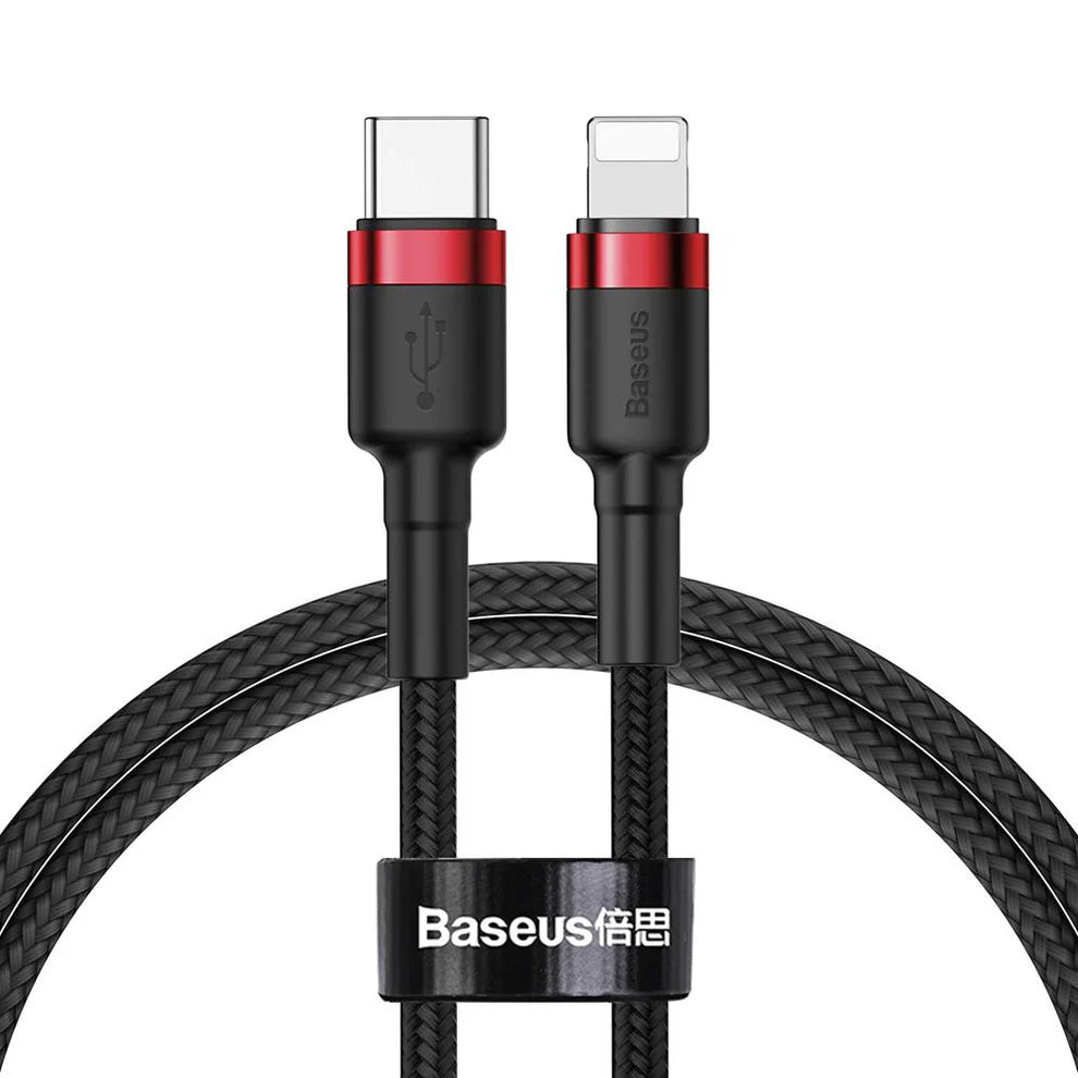 Baseus Cafule Cable Type-C to iP PD 20W 1m Red+Black