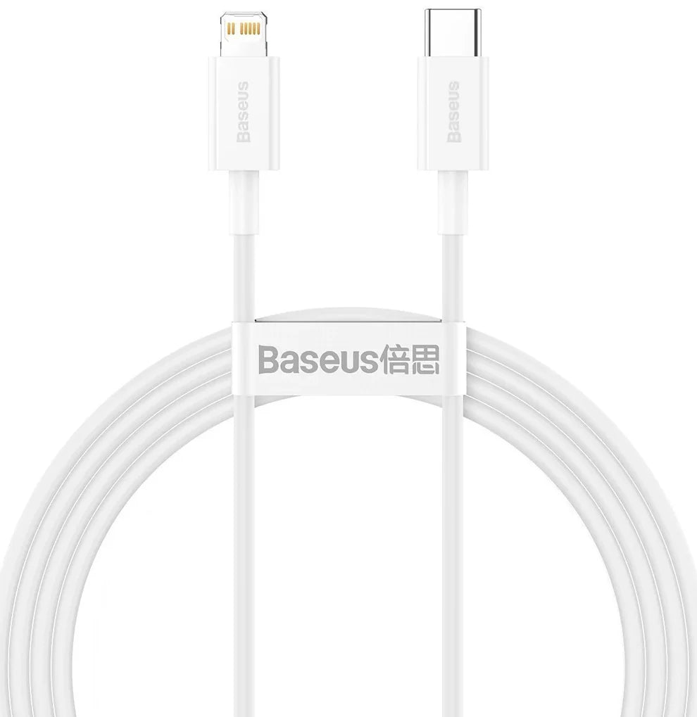 Baseus Superior Series Fast Charging Data Cable Type-C to iP PD 20W 1.5m White