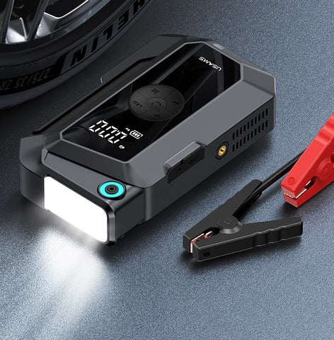 USAMS 2IN1 60W Car Jump Starter-QCB Series Jump starter/8000mah Power bank